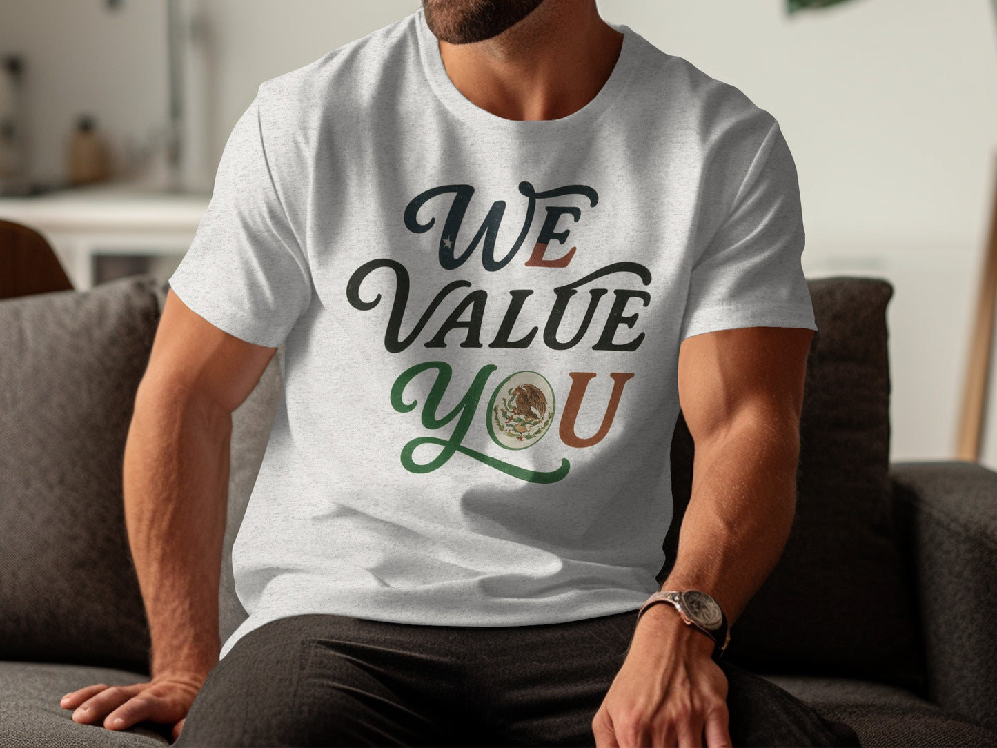 We Value You Motivational Graphic T-shirt product