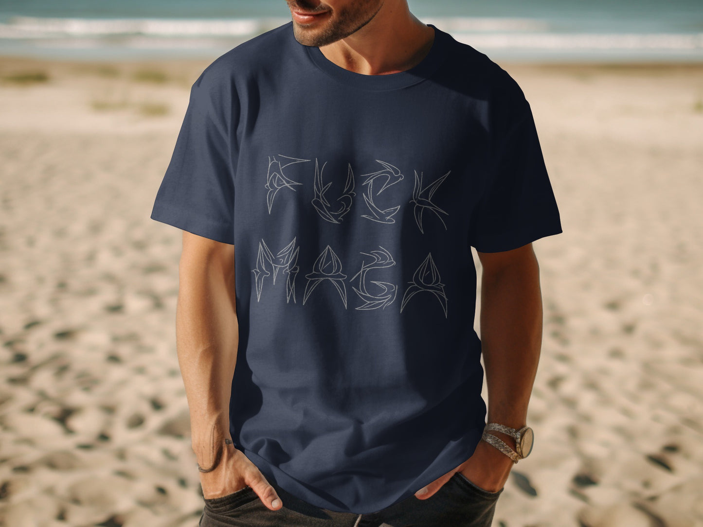 Anti-MAGA Statement Graphic T-shirt product