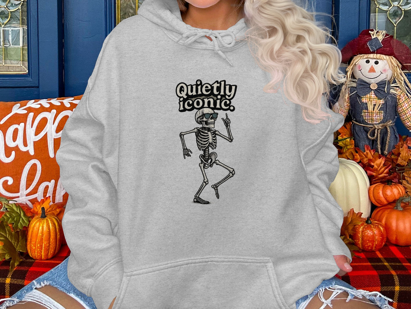 Quietly Iconic Skeleton Graphic Hoodie product