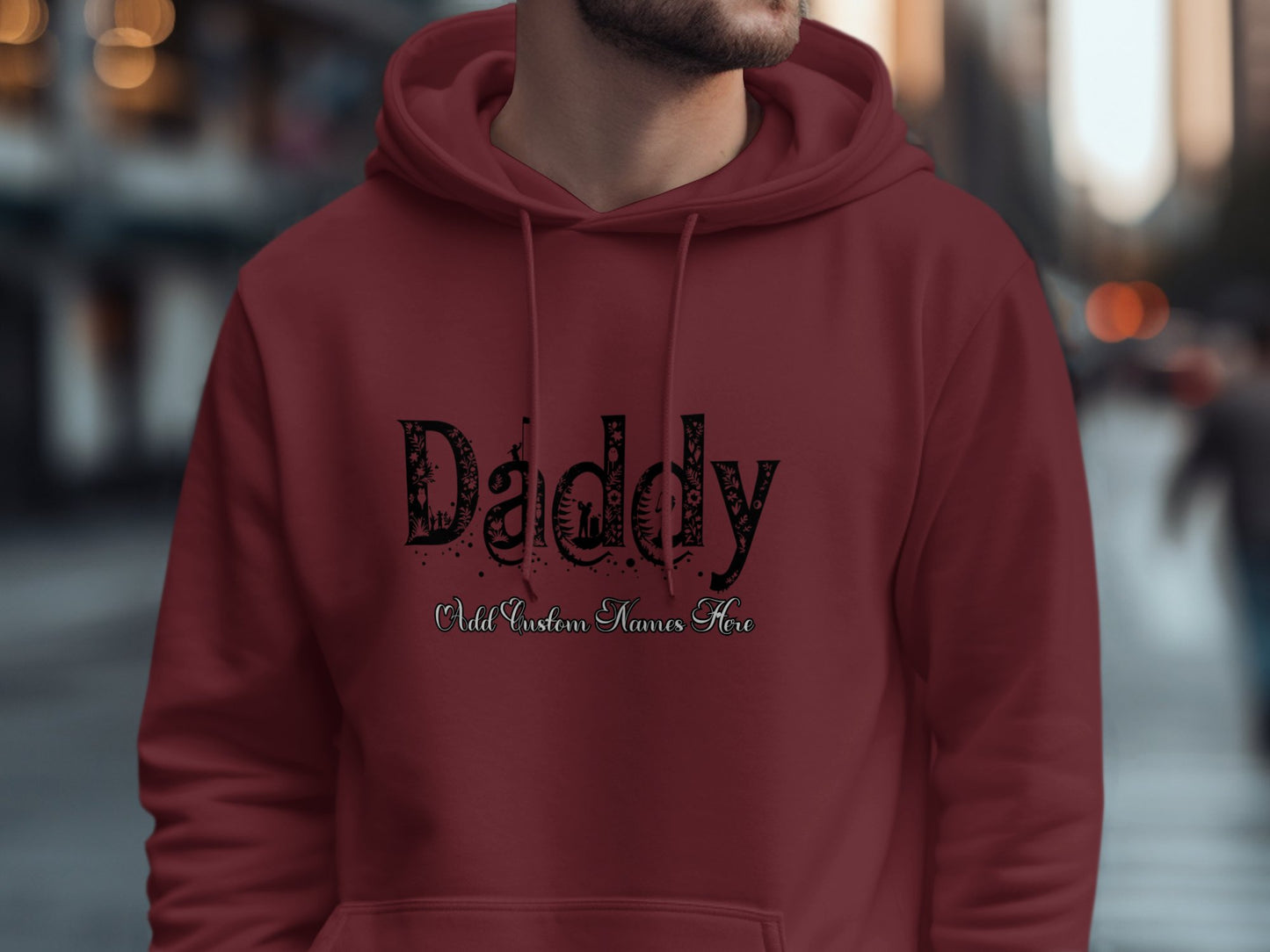 Custom Daddy Hoodie with Unique Fun Design product type