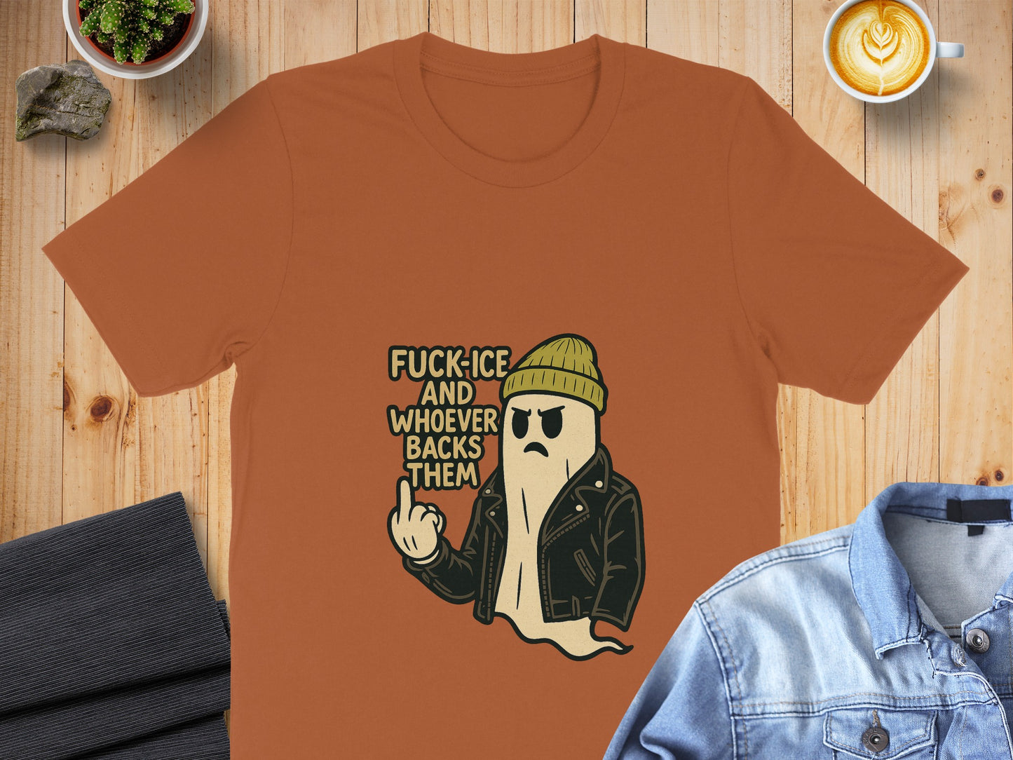 Fuck Ice And Whoever Backs Them Graphic T-Shirt product