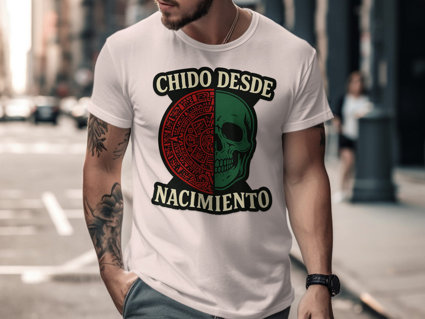 Chido Desde Nacimiento Skull Graphic Tee product