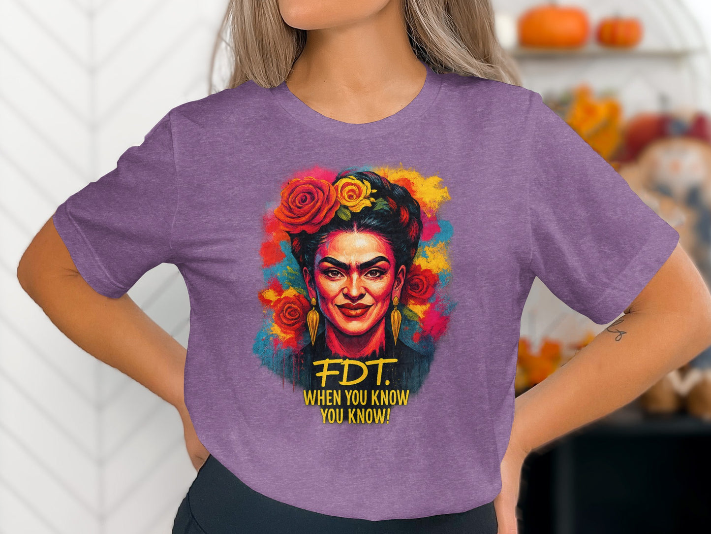 Vibrant Artistic Portrait Graphic Tee product