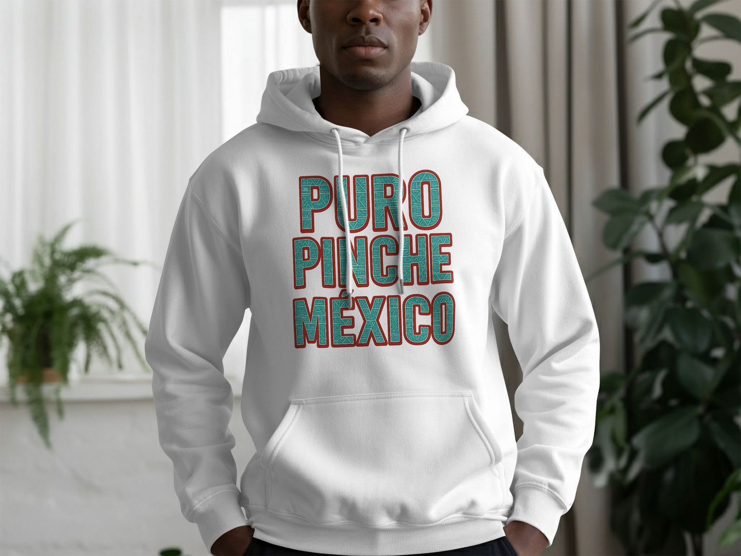 Puro Pinche México hoodie with bold graphic product type