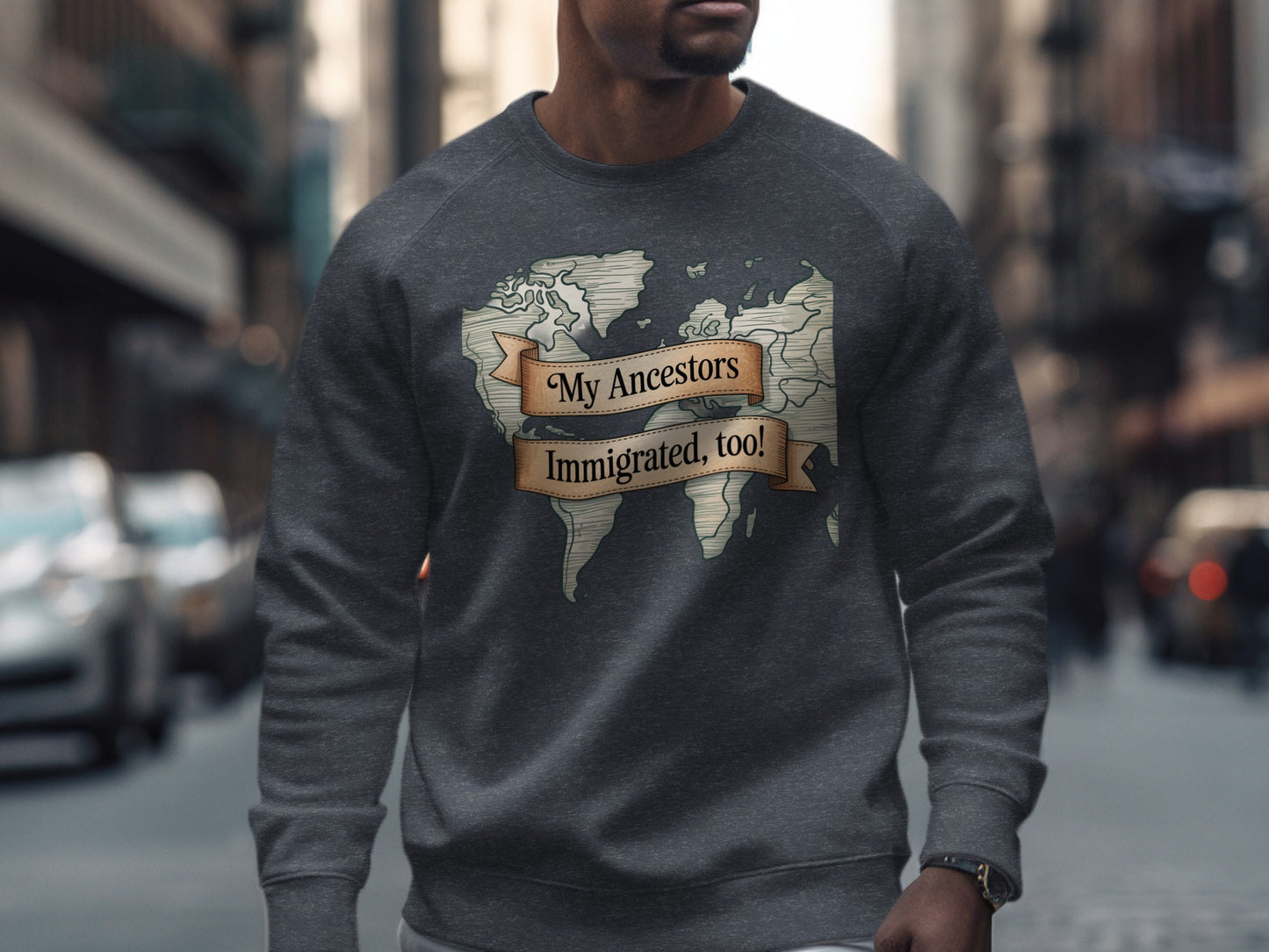 My Ancestors Immigrated Too Graphic Sweatshirt product
