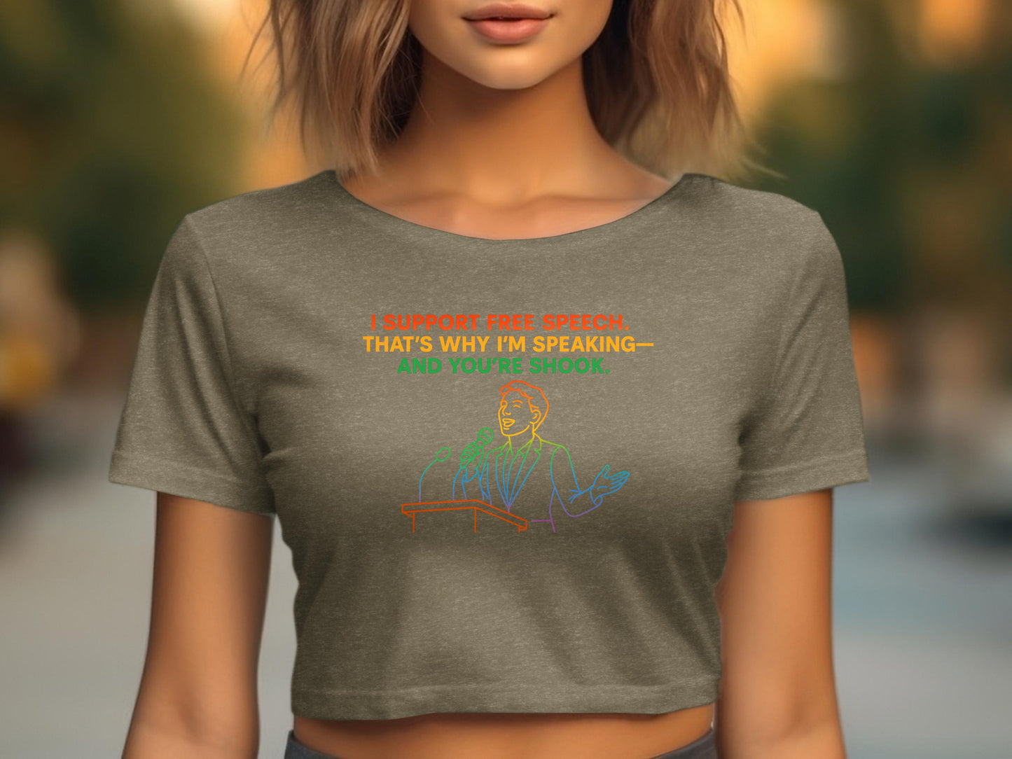 I Support Free Speech That's Why I'm Speaking T-Shirt Product