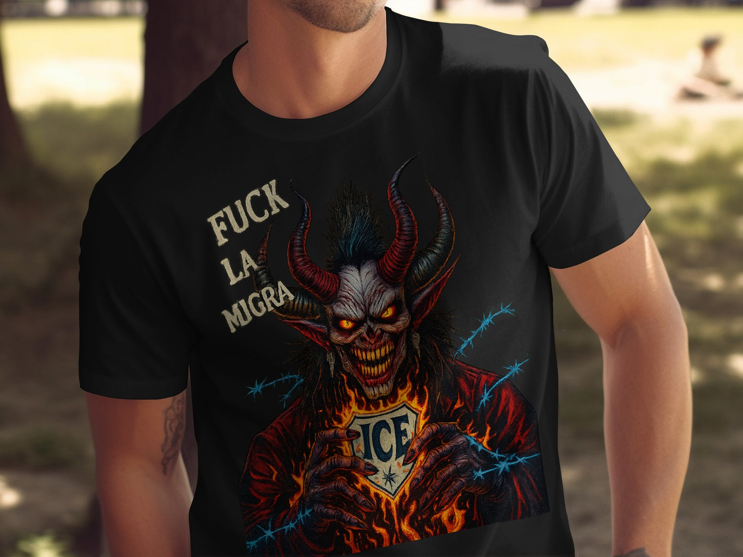 Edgy Graphic Demon ICE Critic Shirt product