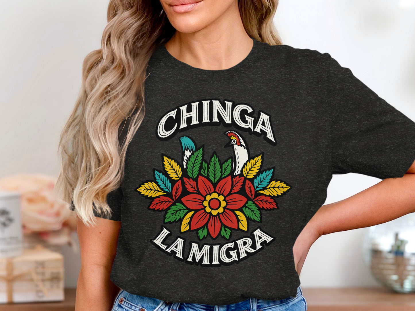 Chinga La Migra Graphic Tee Shirt product
