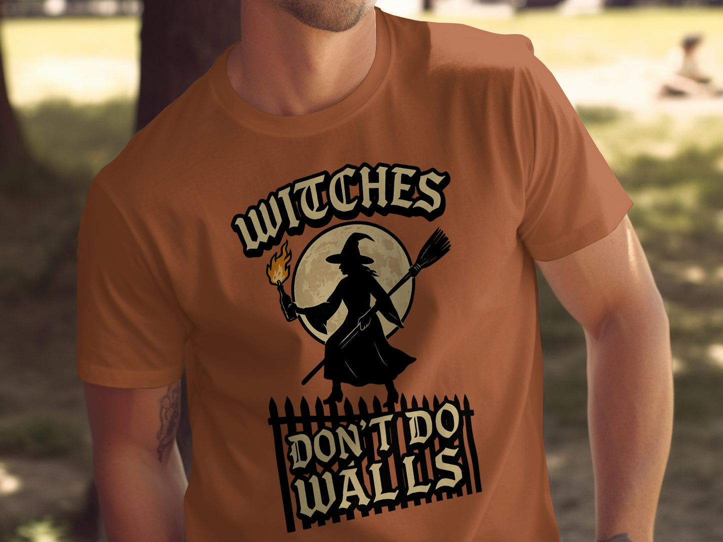 Witches Don't Do Walls Graphic T-shirt product type