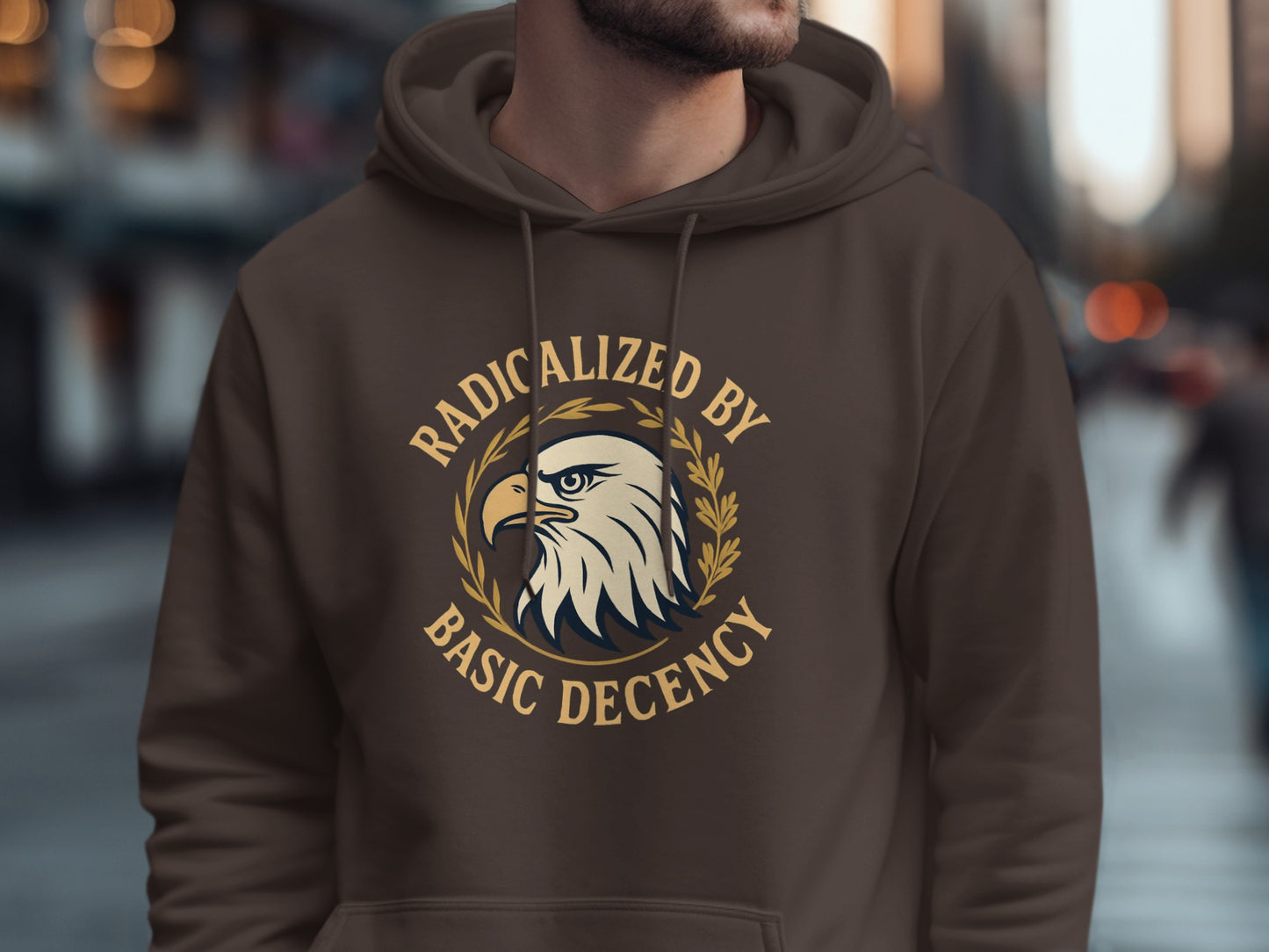 Radicalized by Basic Decency Hoodie product type