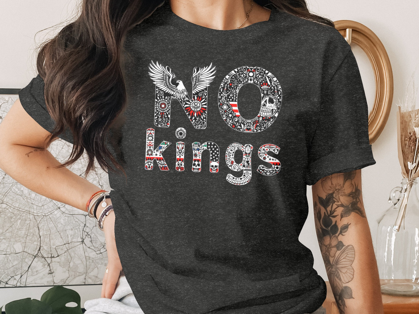 NO Kings Graphic Short-Sleeve Unisex T-Shirt product