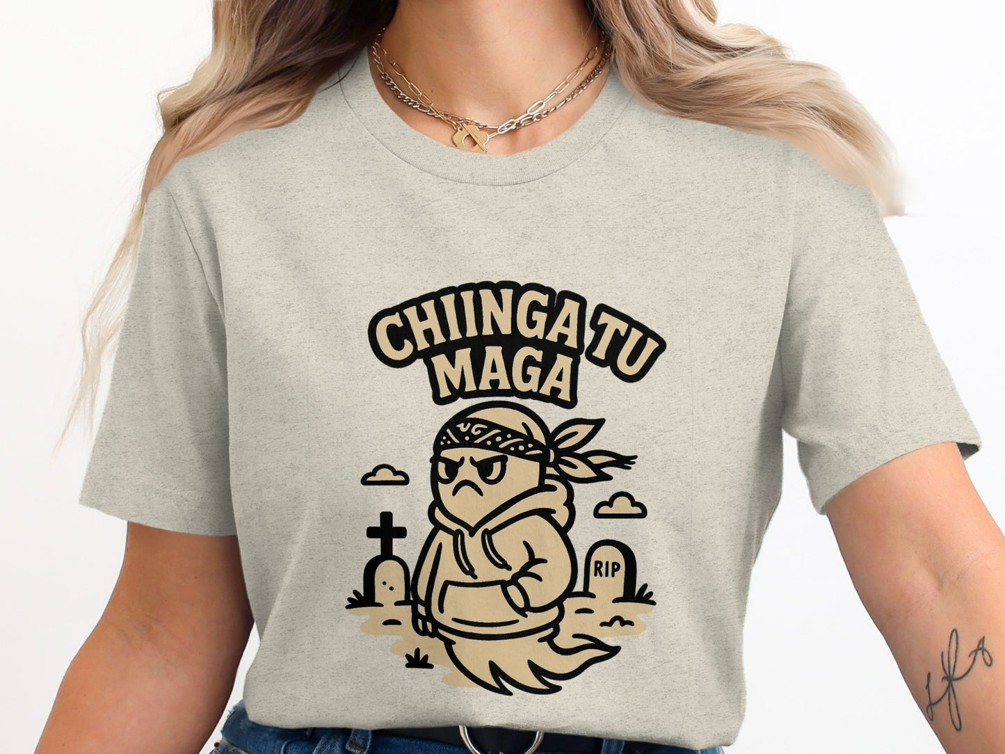 Chingatu Maga Graphic Print Casual Tee product