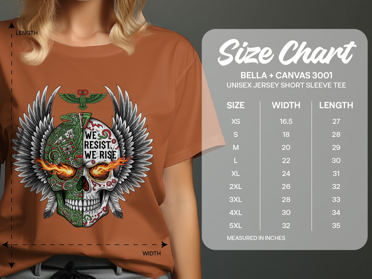 We Resist We Rise Graphic Unisex Jersey Short Sleeve Tee product