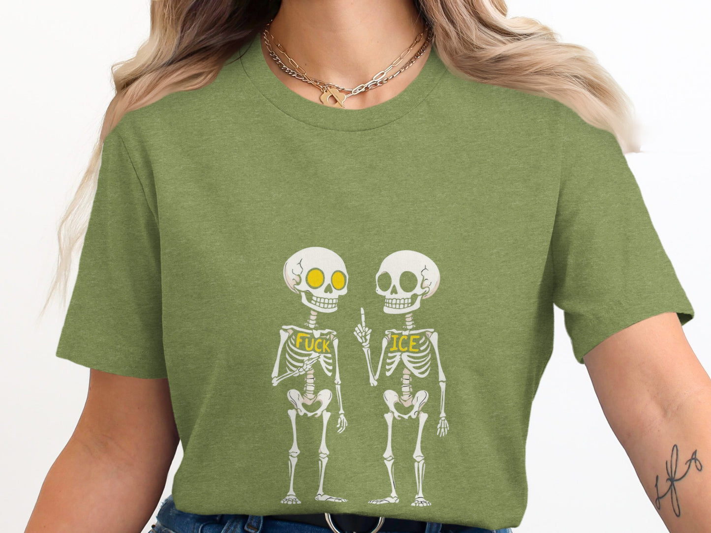 Skeleton Graphic Tee with Fun Design Product