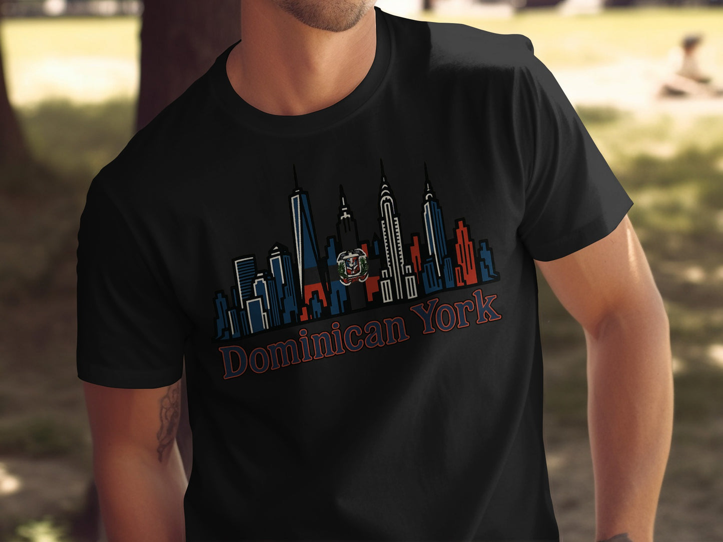 Dominican York Skyline Graphic T-Shirt product