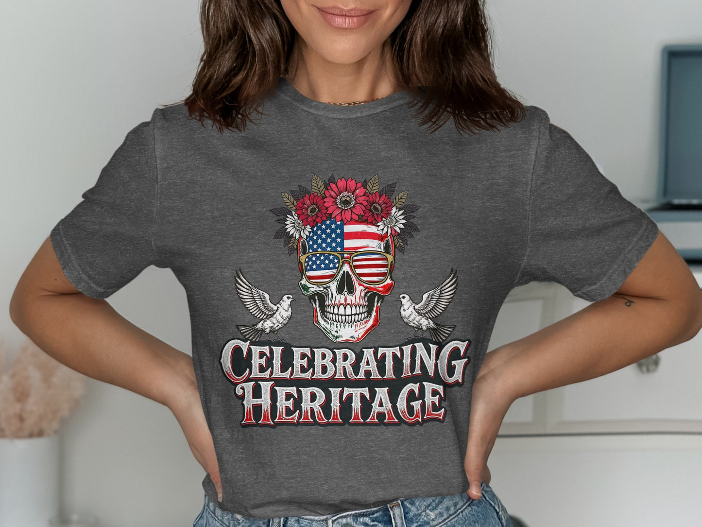 Celebrating Heritage Skull Graphic T-Shirt product