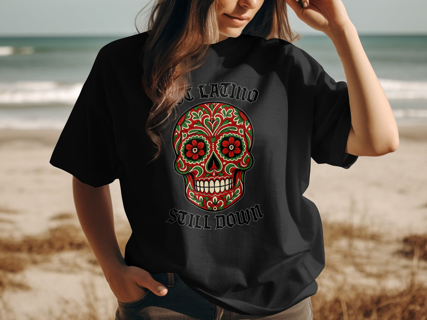 Skull Artwork Stand Out Styling Fashion Shirt product
