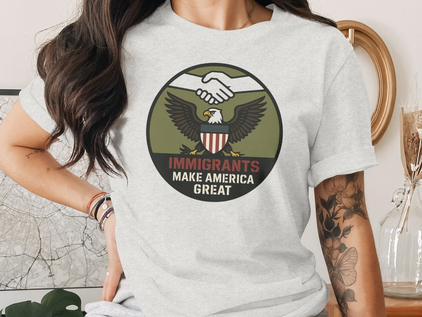 Immigrants Make America Great Graphic T-shirt product type