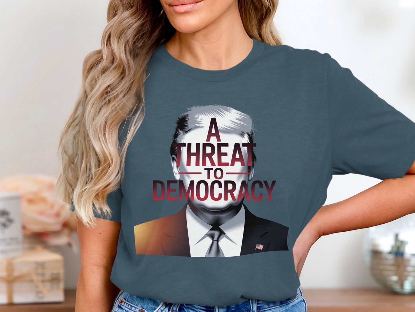 A Threat to Democracy Graphic T-Shirt product type