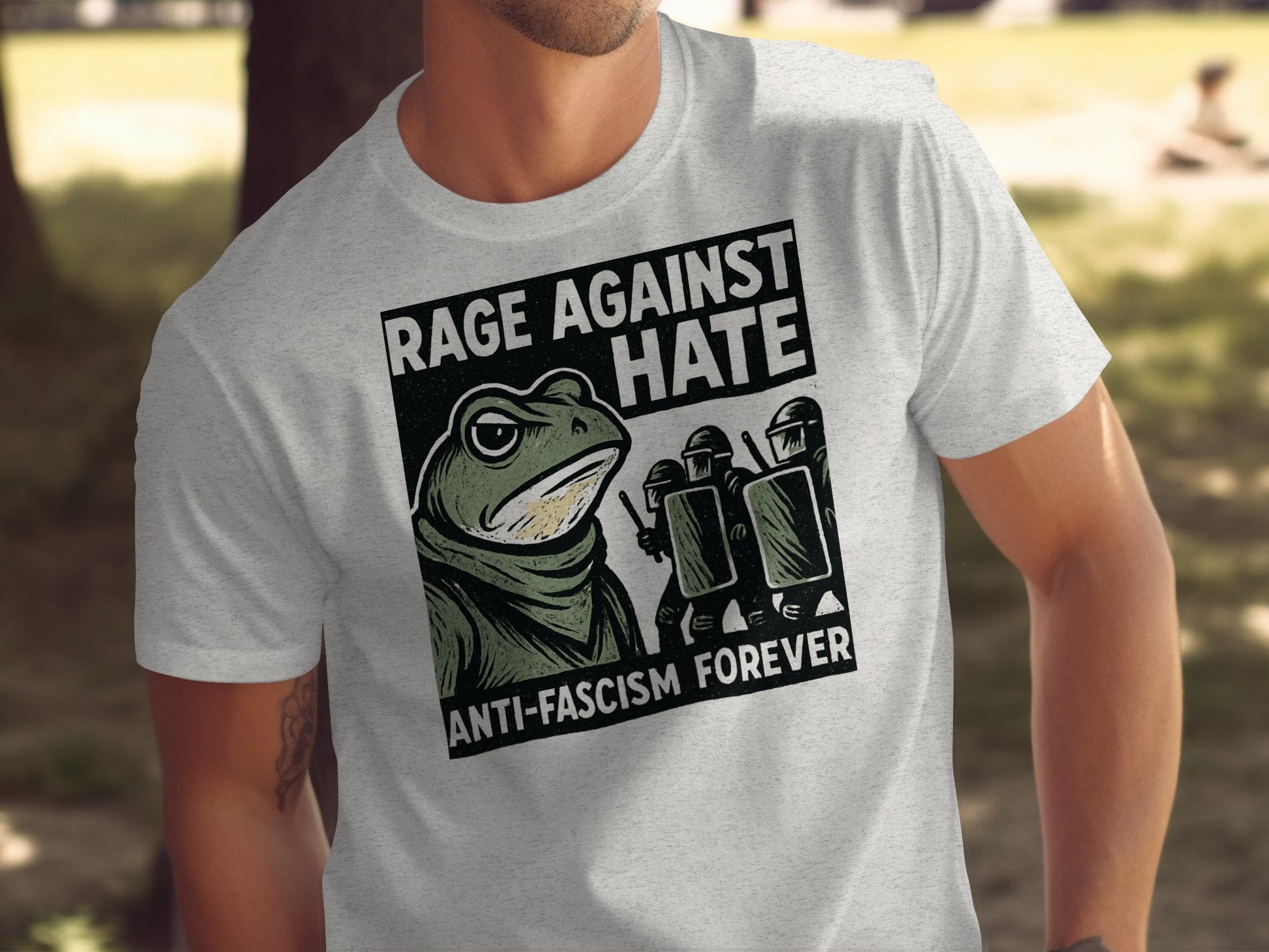 Rage Against Hate Anti-Fascism Forever T-Shirt Product