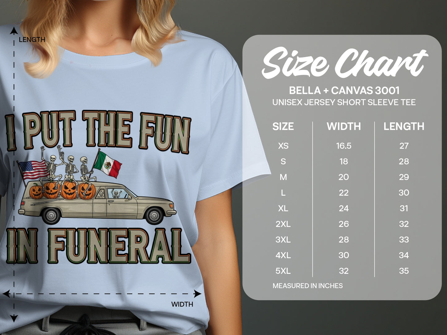 I Put the Fun in Funeral Unisex Jersey Short Sleeve Tee product