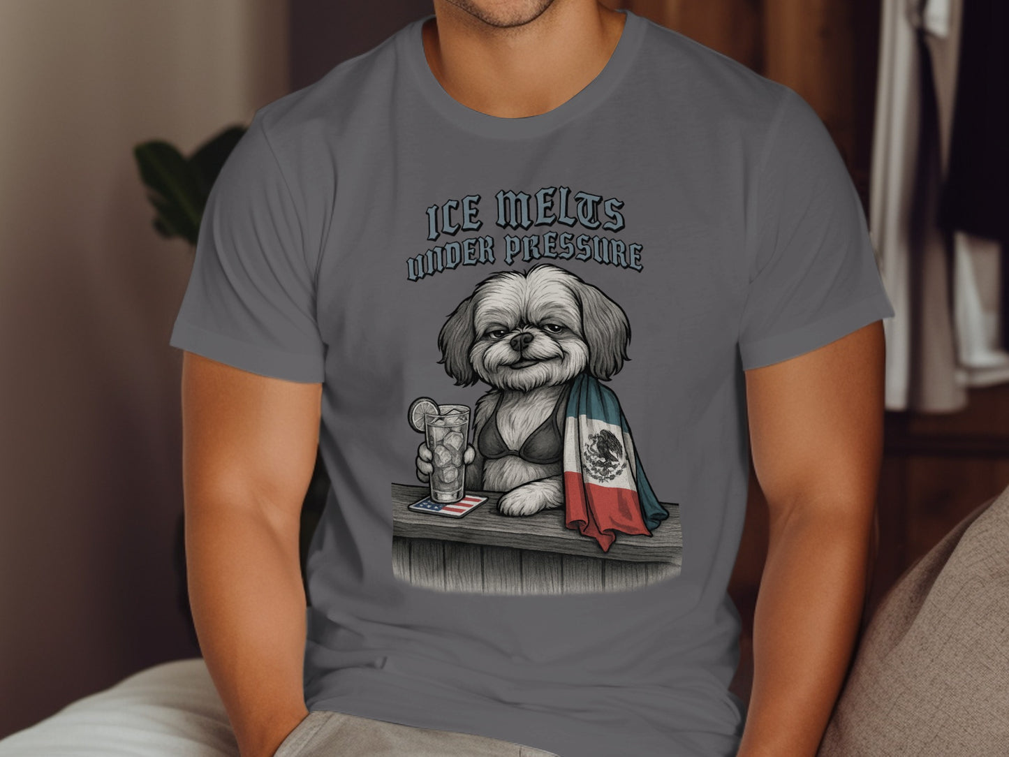 Ice Melts Under Pressure Cute Dog T-shirt product