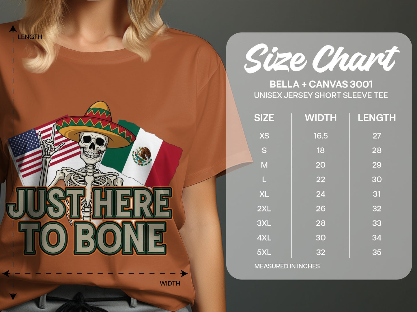 Just Here to Bone Graphic Unisex Jersey Short Sleeve Tee product