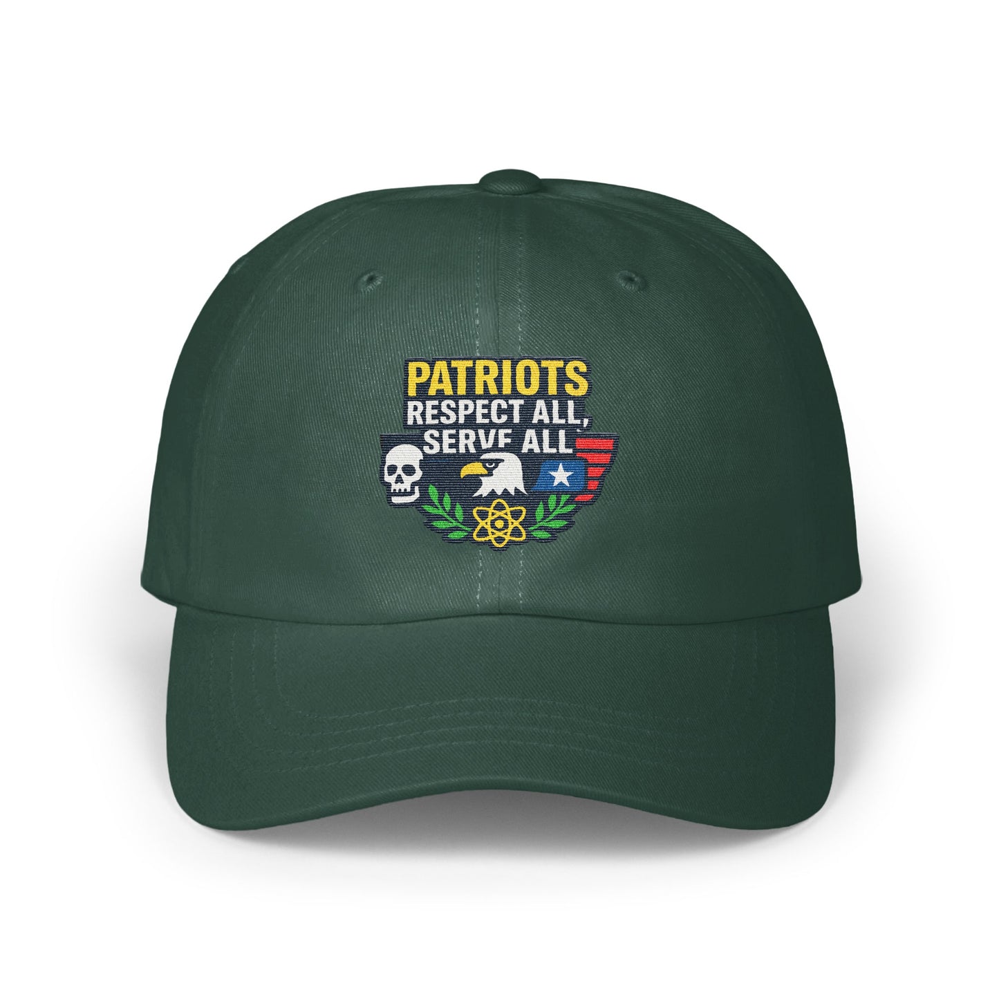 Patriots Respect All Serve All Design Ball Cap product