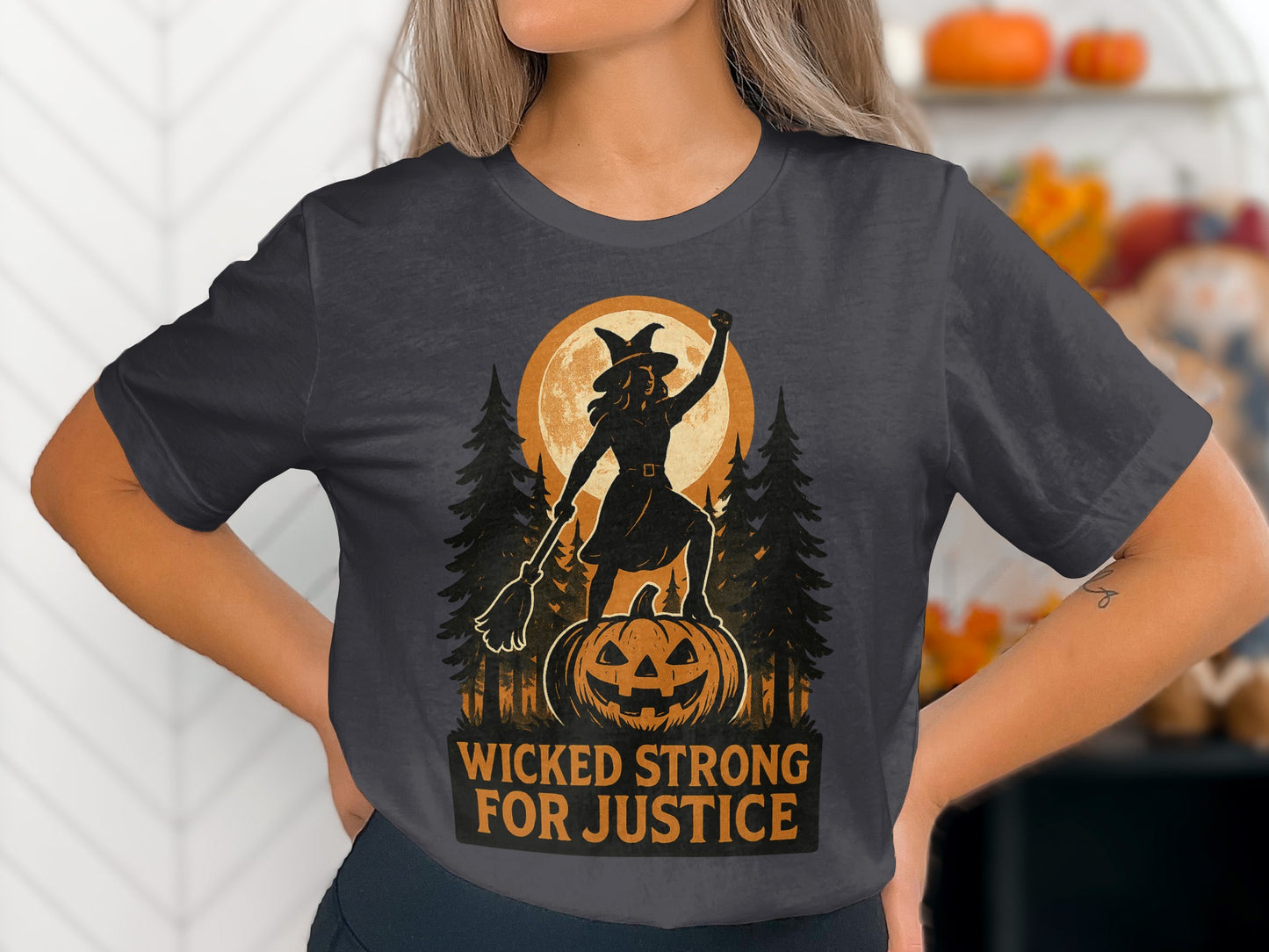 Wicked Strong For Justice Halloween T-Shirt product