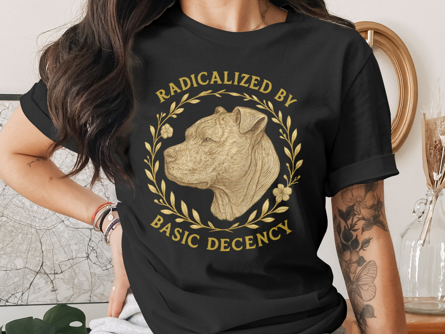 Radicalized By Basic Decency T-shirt product type