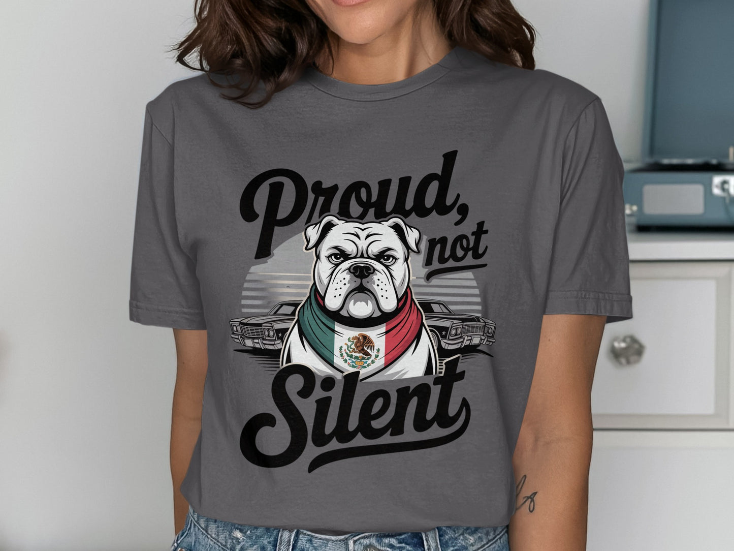 Proud Not Silent Bulldog Graphic T-shirt product