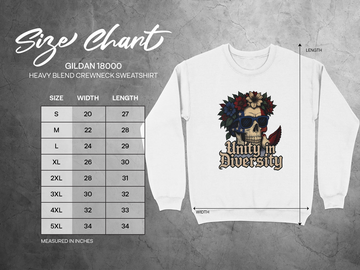 Unity in Diversity Heavy Blend Crewneck Sweatshirt product