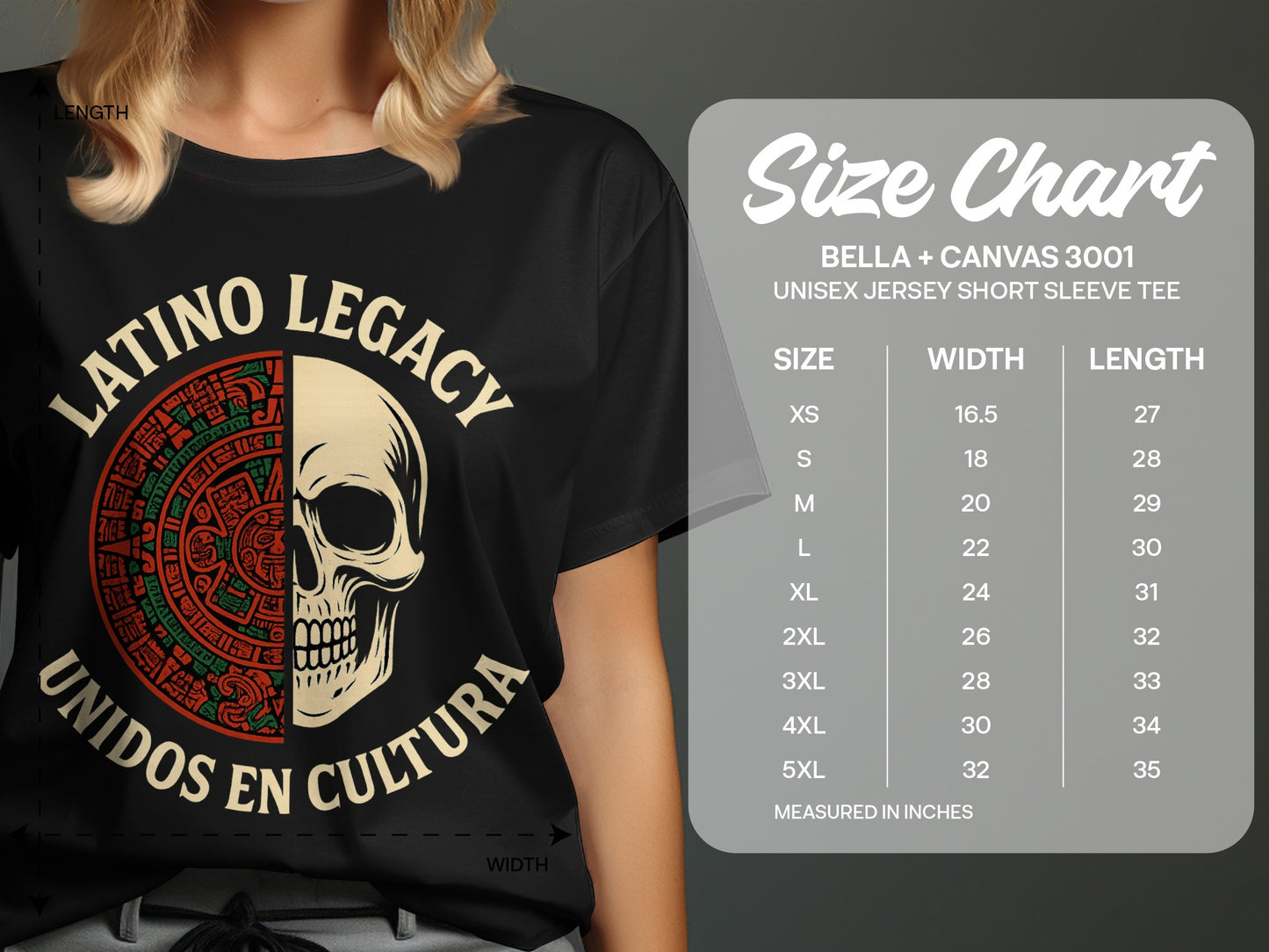 Latino Legacy Skull Unidos En Cultura Tee product