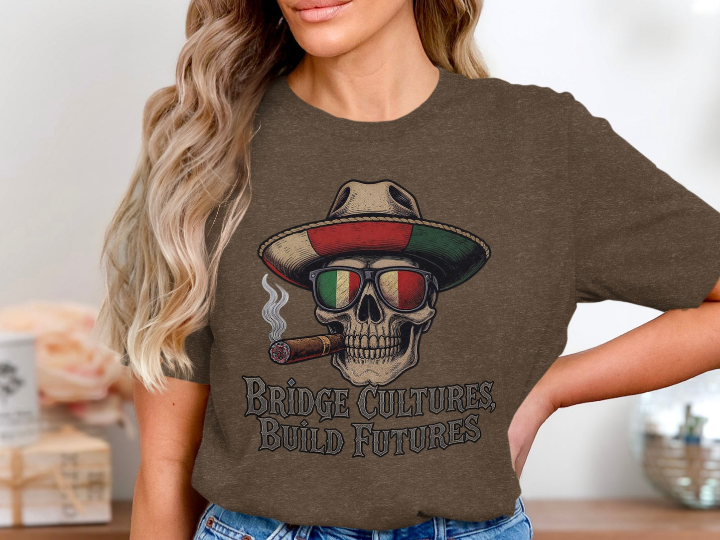 Bridge Cultures Build Futures Graphic T-Shirt product