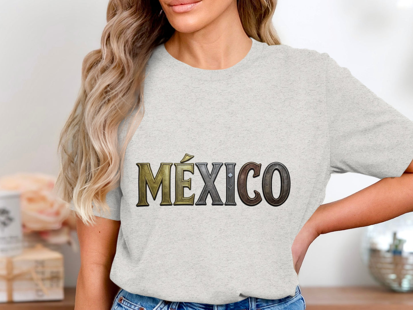 Stylish Mexico Graphic Tee Casual Wear Shirt product type