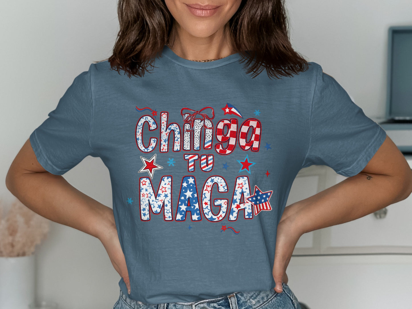 Chirga Tu MAGA Star Design T Shirt product type