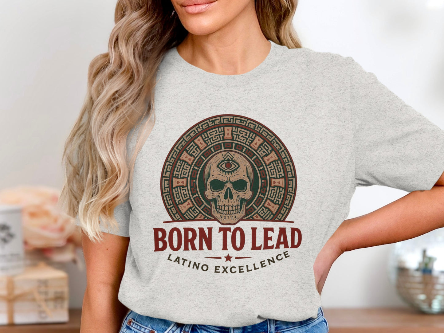 Born to Lead Latino Excellence graphic t-shirt product