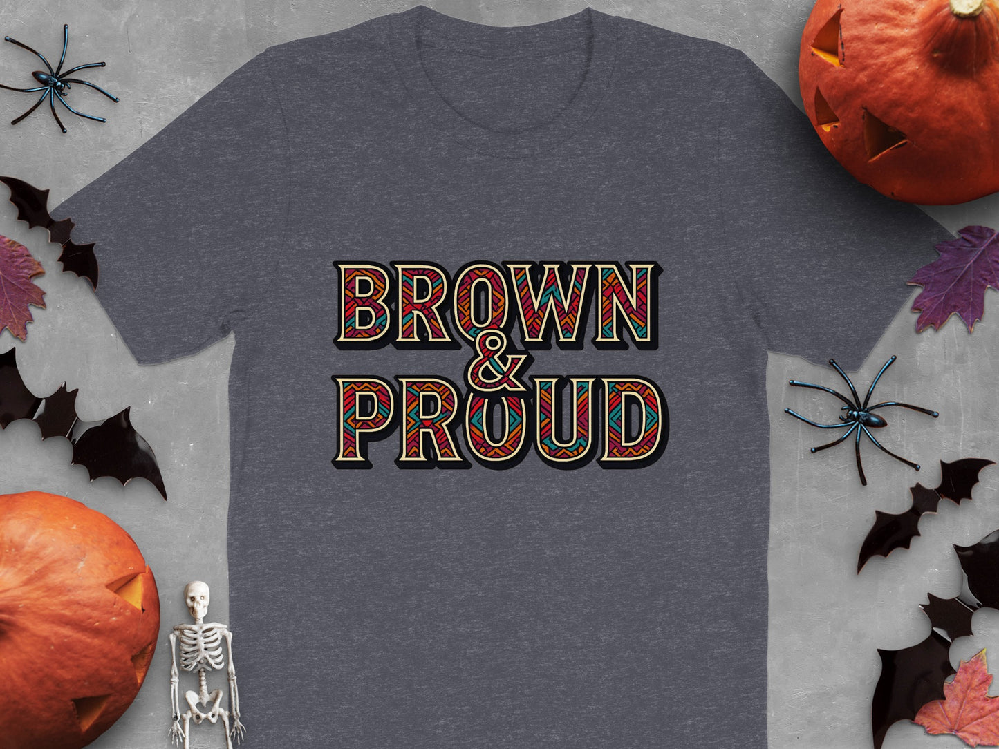 Brown and Proud Cool Halloween Themed Shirt Product