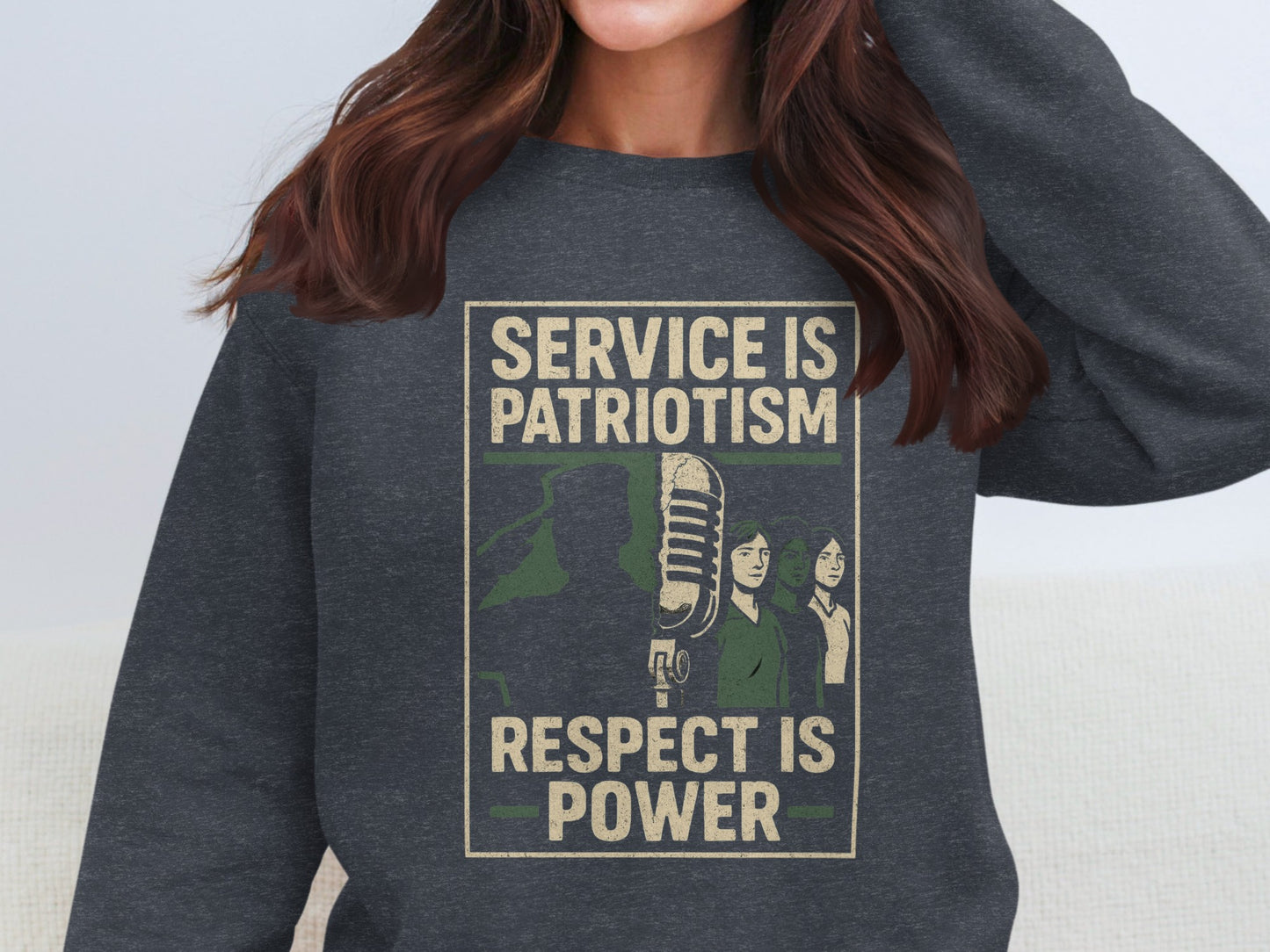 Service is Patriotism Respect is Power product type