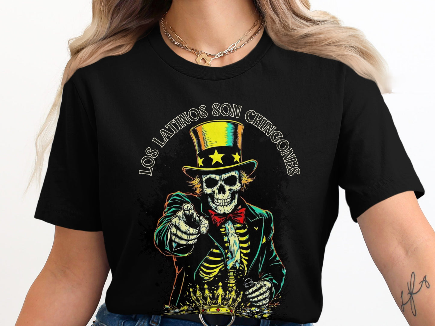 Los Latinos Son Chingones Graphic Tee product type