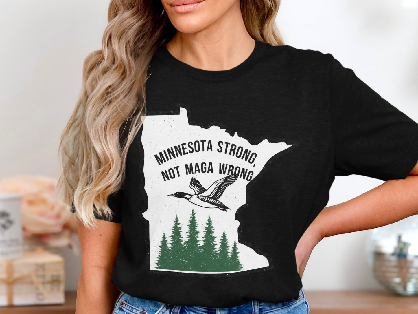 Minnesota Strong Not Maga Wrong T shirt product