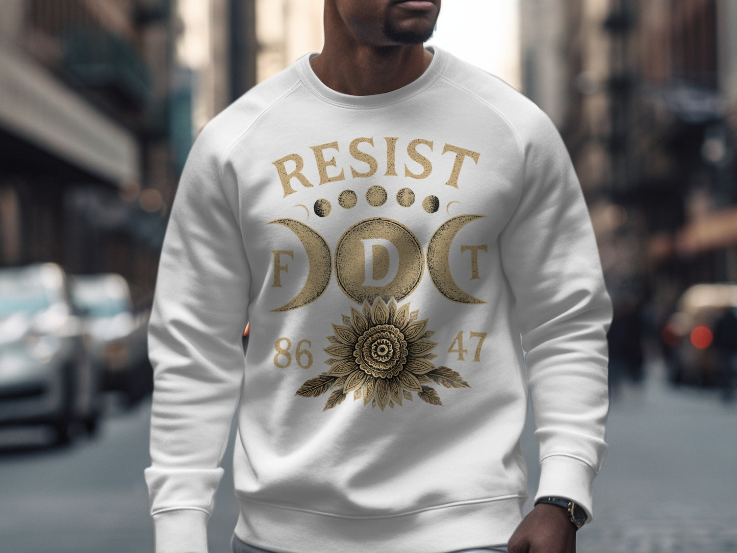 Resist FDT 86 47 Sunflower Design Sweatshirt product type