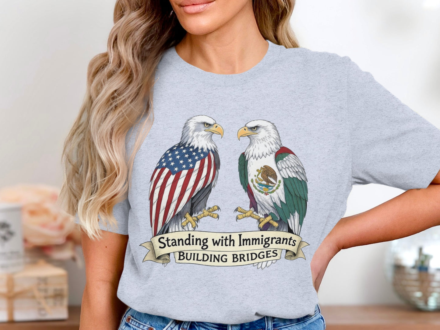 Standing with Immigrants Building Bridges product type