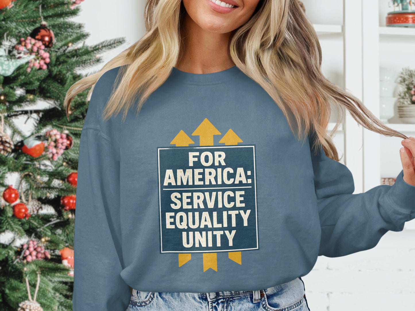 For America Service Equality Unity Sweatshirt product