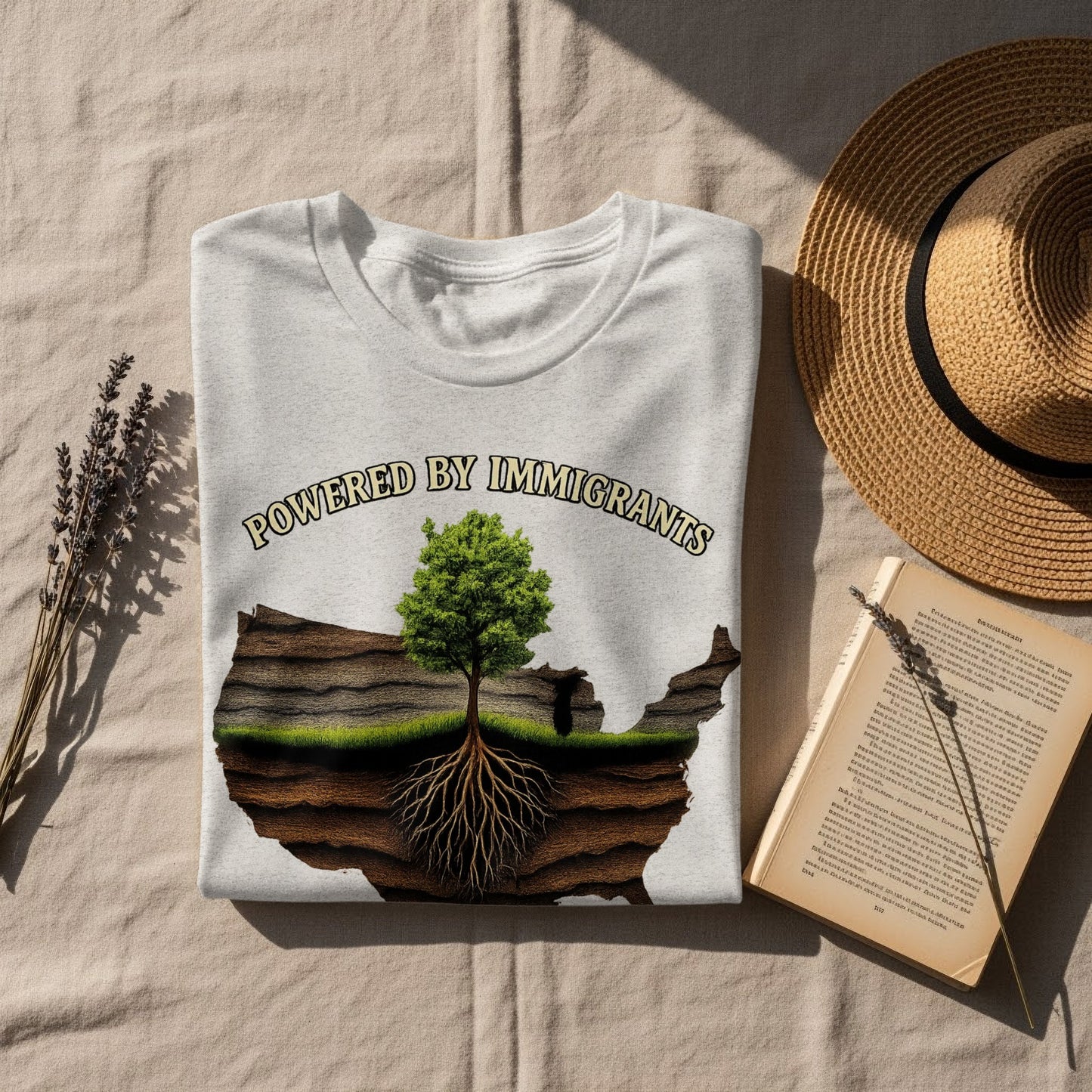 Powered By Immigrants Graphic T-Shirt product type