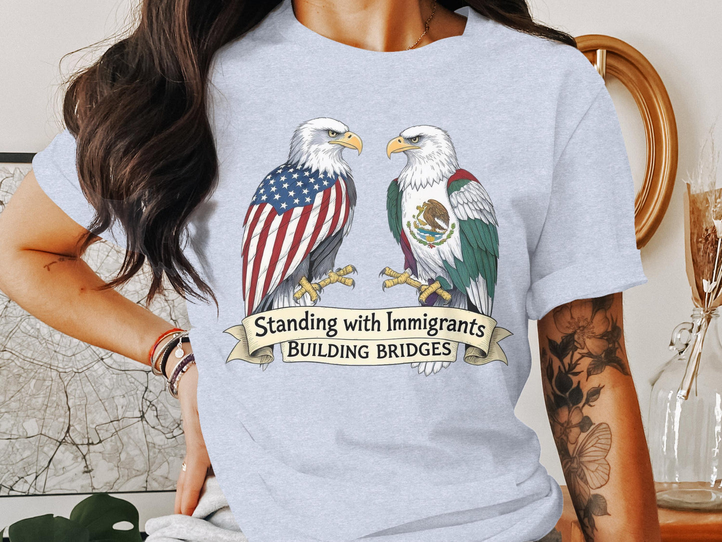 Standing with Immigrants Building Bridges product type