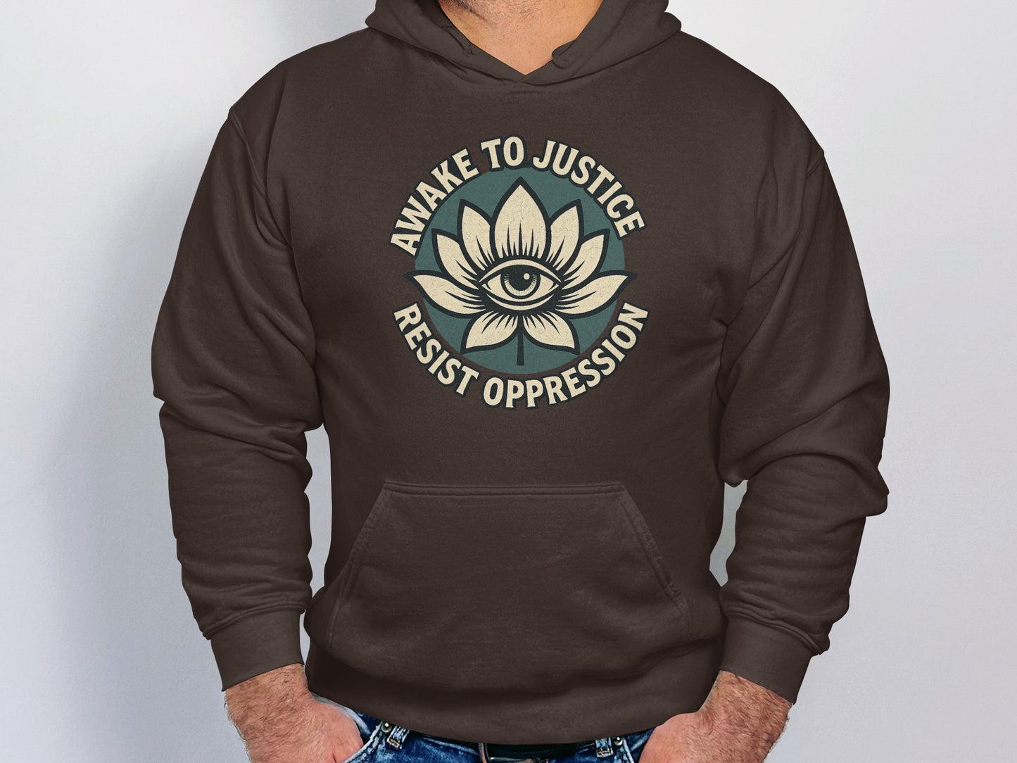 Awake to Justice Resist Oppression Hoodie product