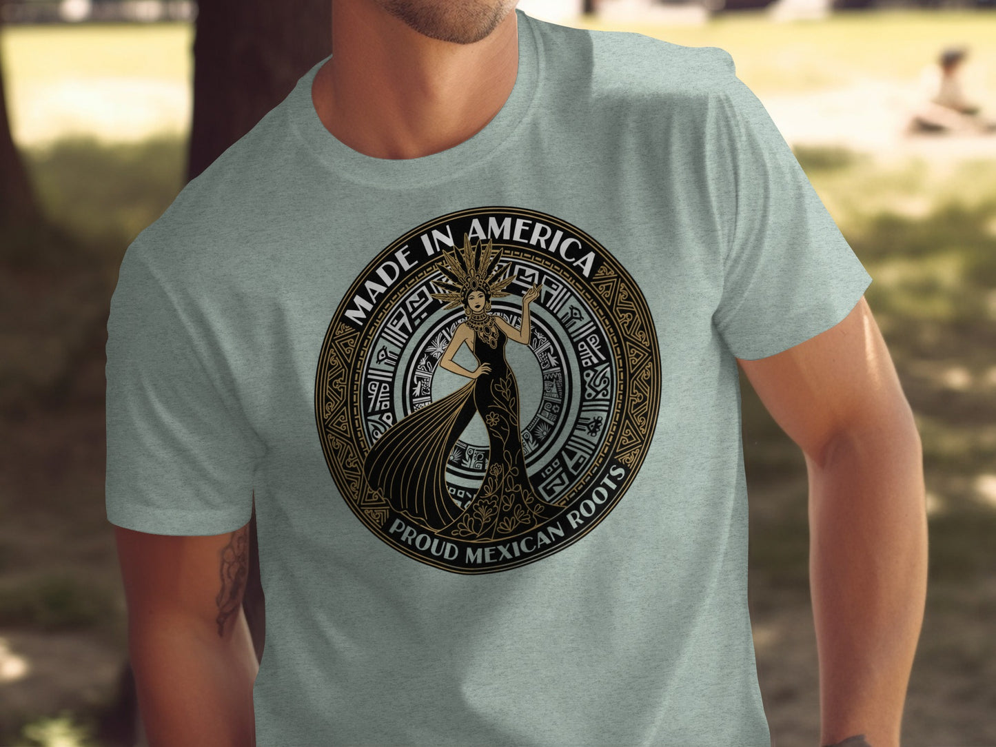 Made in America Proud Mexican Roots Elegant T-Shirts