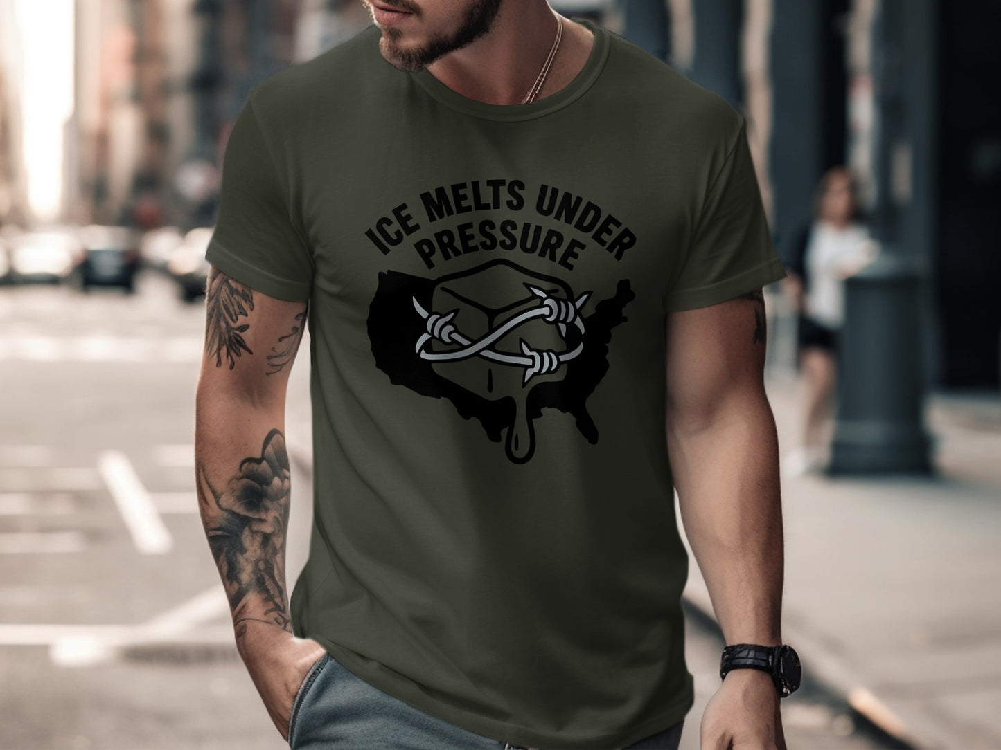 Ice Melts Under Pressure Graphic T-shirt product type