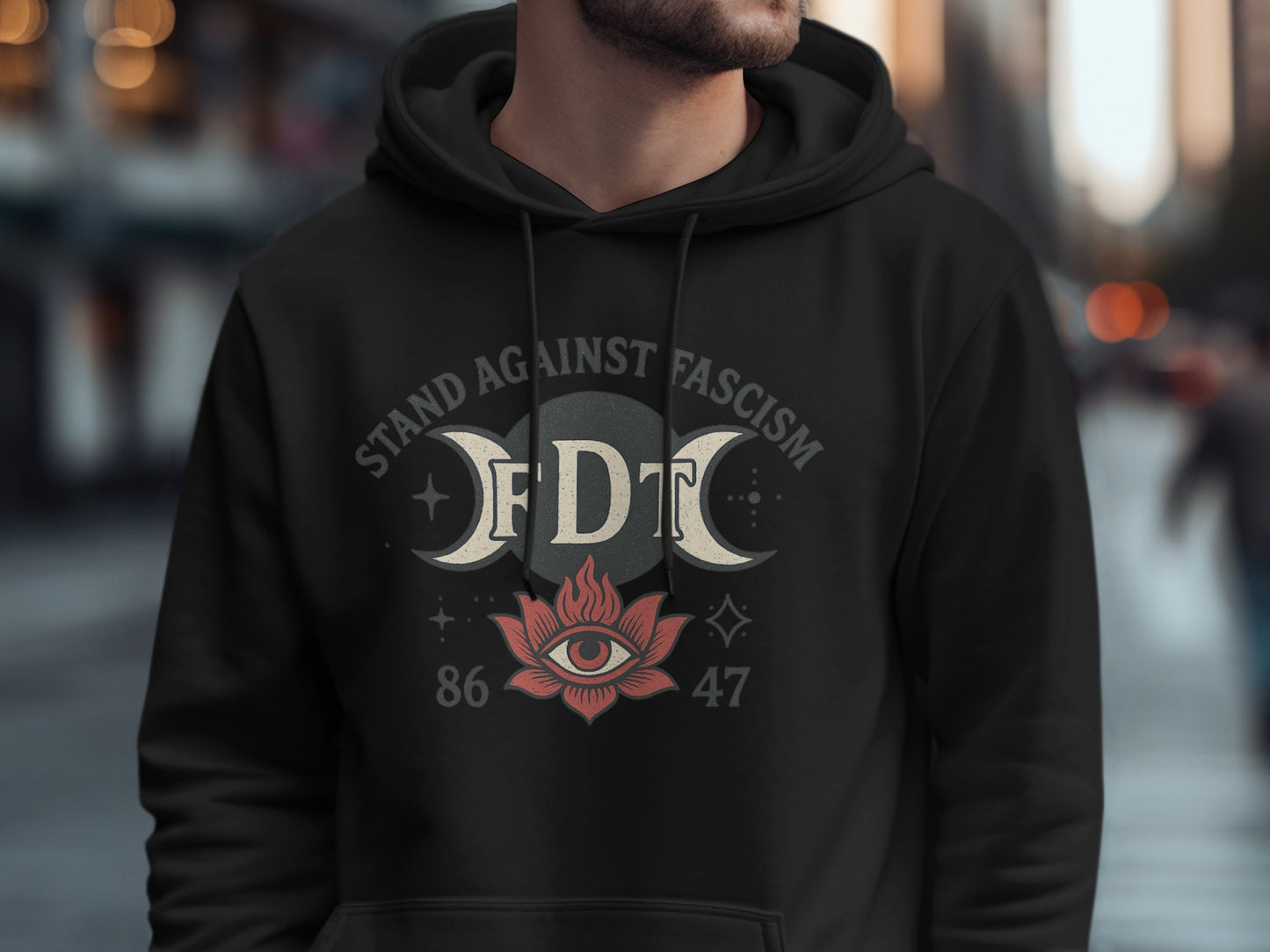 Stand Against Fascism FDT 8647 Hoodie product
